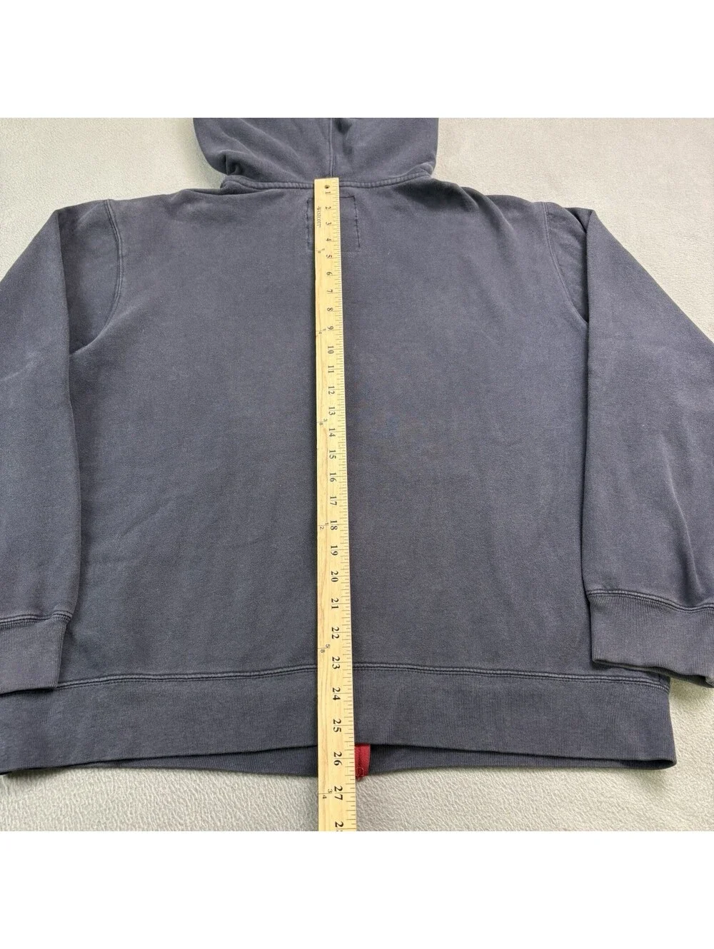 Vintage Aeropostale Zip Up Hoodie Size Large Navy Blue Faded